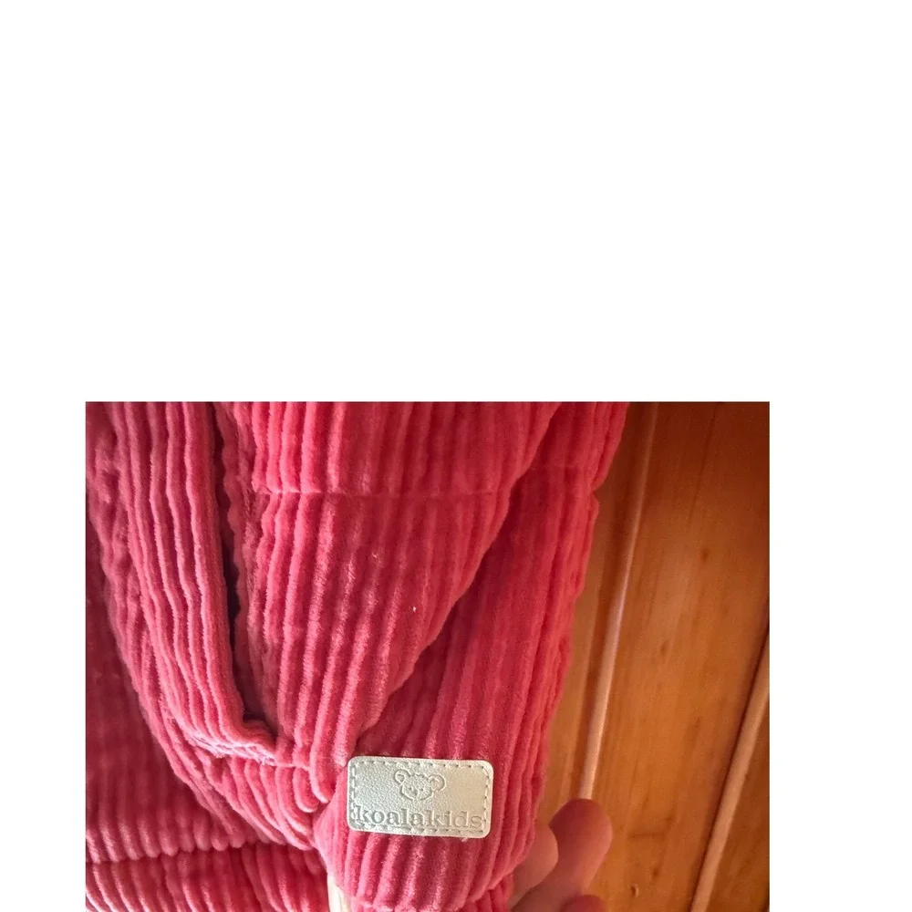 Koala Kids Toddler Girls Pink Corduroy Sherpa Lined Jacket Size 2T